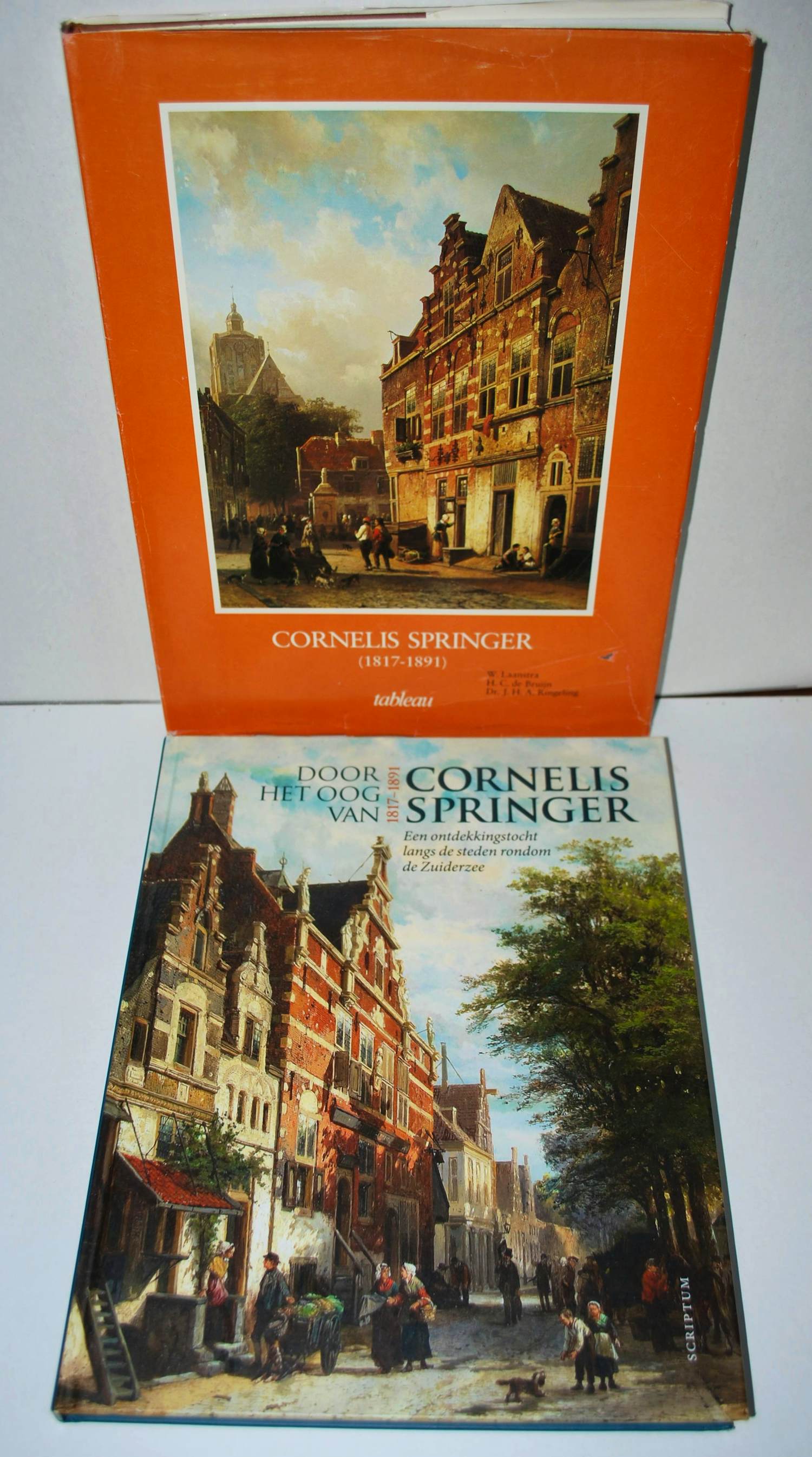 Cornelis Springer - 2 monumentale boeken: oeuvrecatalogus 1984 & Langs de Zuiderzee 2015 verkocht voor € 115!