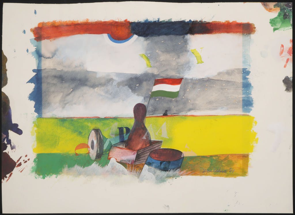 Jerre Hakse - Jerre Hakse: Gouache, Strandtafereel kopen? Bied vanaf 1!