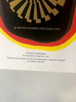 Friedensreich Hundertwasser - Olympische spiele Munchen 11972 kopen? Bied vanaf 95!