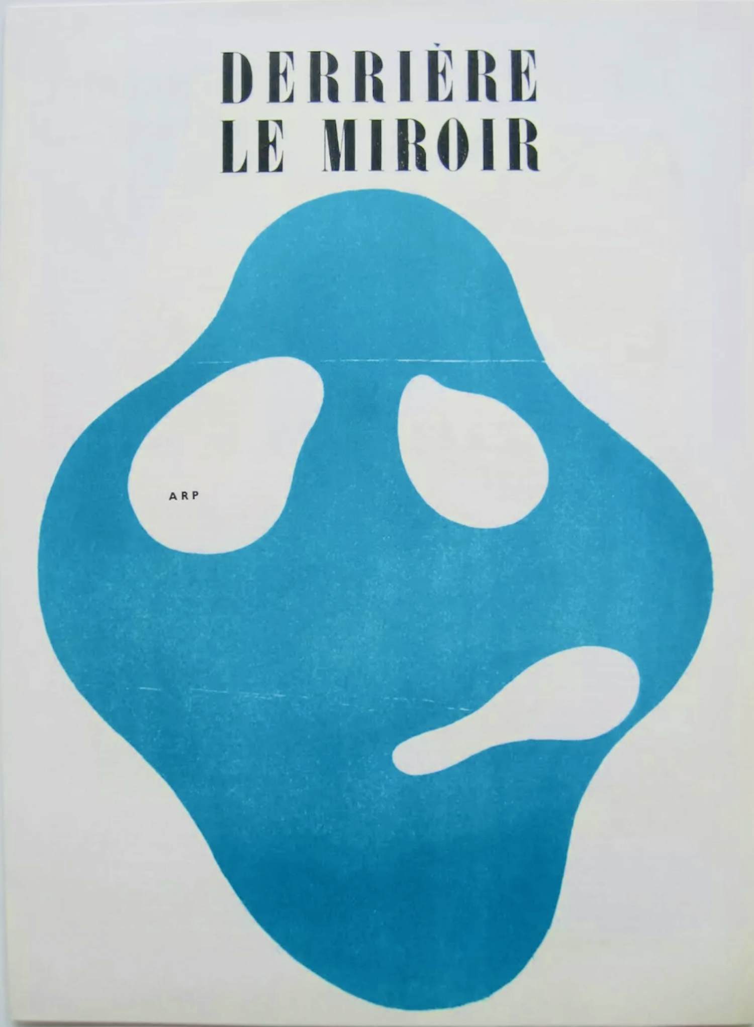 Hans Arp - Achter de Spiegel nr. 33, Parijs 1950 met 3 houten houtsnijwerken kopen? Bied vanaf 120!
