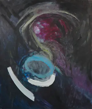 Cobi Nieuwstad - Acryl op doek, Ontwaken kopen? Bied vanaf 1!