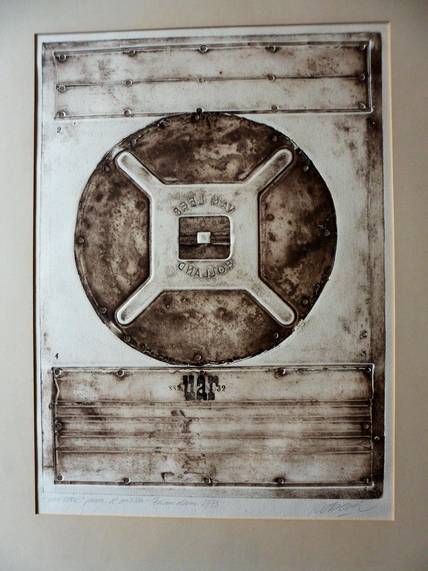 Enric Adsera Riba - Diepdruk/aquatint. Titel, van leer Holland. kopen? Bied vanaf 20!