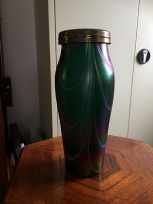 Johann Loetz Witwe - Veelkleurige topvaas kopen? Bied vanaf 200!