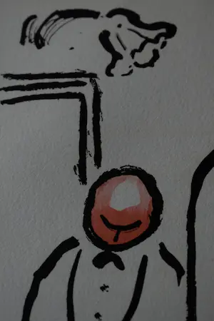 Kees van Dongen - Pochoir - Wijntje drinken - 1925 kopen? Bied vanaf 300!