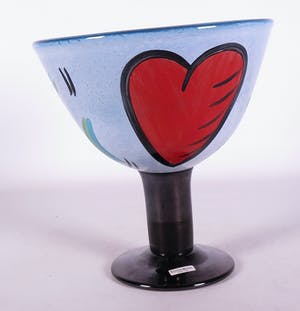 Ulrica Hydman-Vallien - Handgeschilderde glazen vaas voor Kosta Boda kopen? Bied vanaf 85!