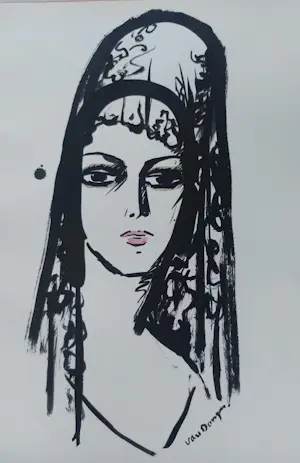 Kees van Dongen - Pochoir 'Espagnole' kaufen? Bieten Sie von 230!