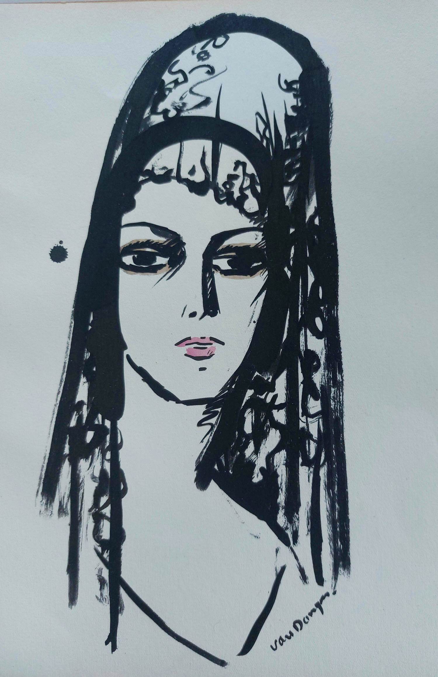 Kees van Dongen - Pochoir 'Espagnole' kopen? Bied vanaf 250!