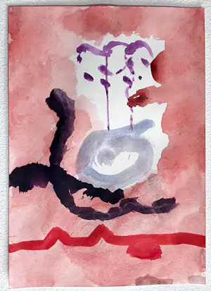 Paul Louis van den Bergh - Acryl op papier - “Zone 30.4” - Gesigneerd kopen? Bied vanaf 100!