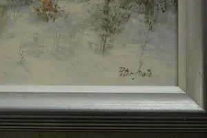 Peter Motz - Winterlandschap kopen? Bied vanaf 200!