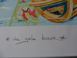 Rob Clous - Kleurenets. Titel, De gele baan. kopen? Bied vanaf 25!