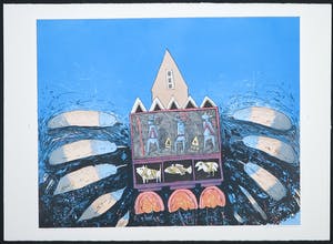 Gert Strengholt - Litho, West of the moon kopen? Bied vanaf 1!