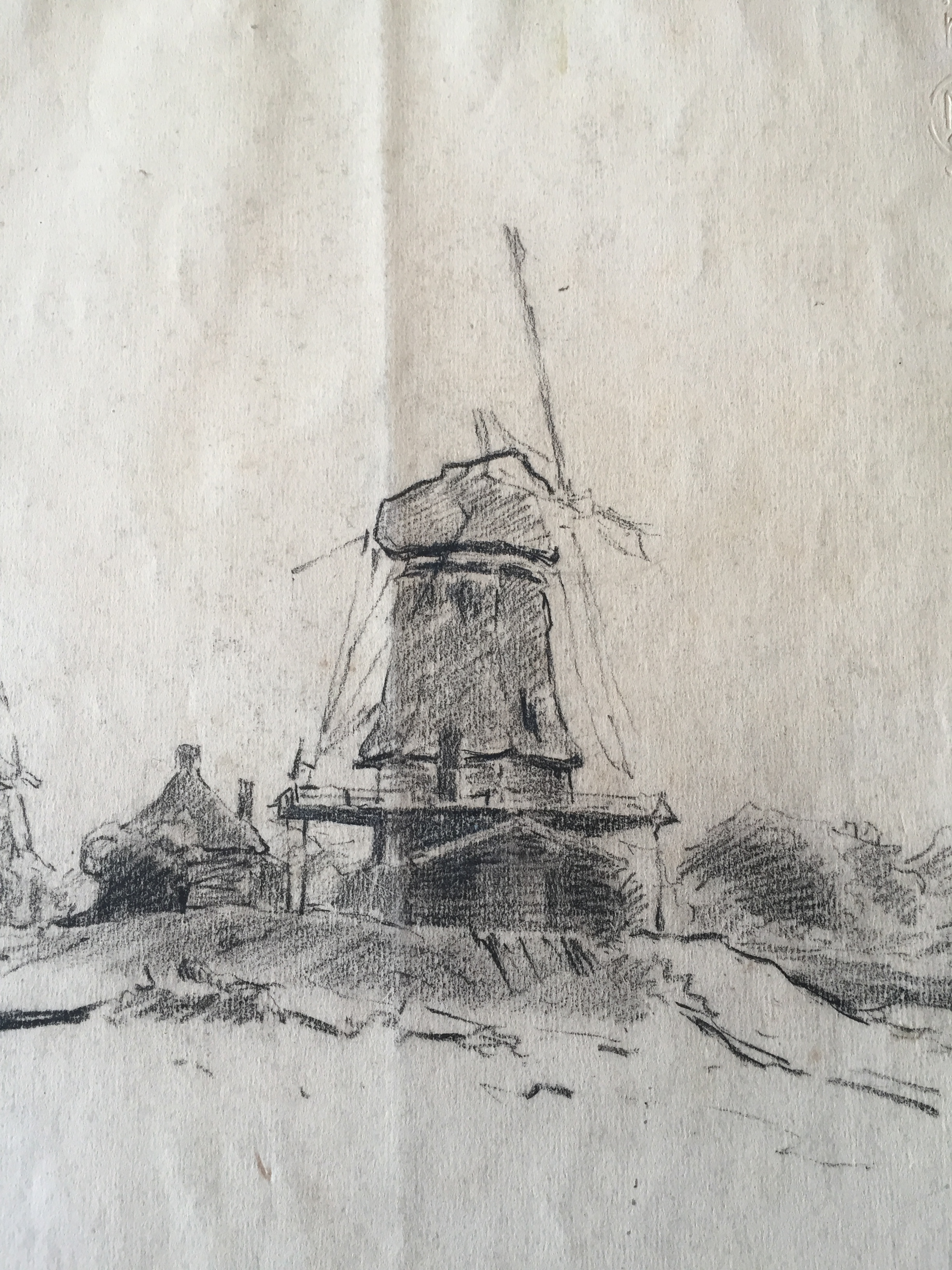 Bernard van Beek - molen in landschap kopen? Bied vanaf 25!