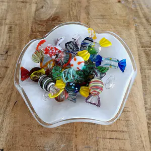 Seguso - 24x Murano Glas Snoepjes / Bonbons / Sweets - Vintage Kunst Venetië kopen? Bied vanaf 70!