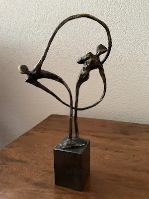 Ger van Tankeren - Beeld Heart to Heart Oneindige liefde, gesigneerd kopen? Bied vanaf 55!