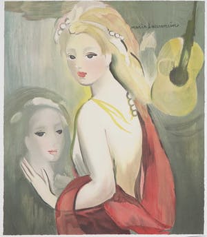 Marie Laurencin - Litho, Twee vrouwen met gitaar / Orphelins d'Auteuil kopen? Bied vanaf 1!