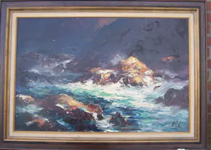 Pieter Dik - Kustgezicht kopen? Bied vanaf 200!