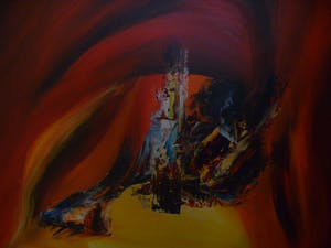 Gena - zeer fraai abstract werk kopen? Bied vanaf 125!