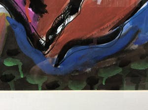 Gerard Schaperkotter - Landschap met boom - gemengde techniek, ingelijst kopen? Bied vanaf 10!