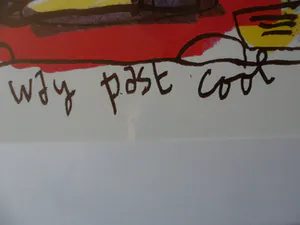 Herman Brood - Zeefdruk. Titel, "Way past cool ". kopen? Bied vanaf 250!