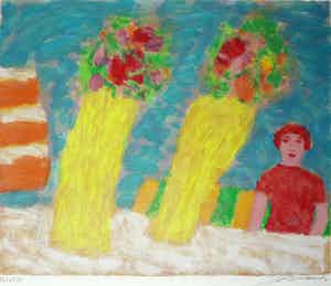 Eugene Brands - zonder titel verkocht voor € 140!