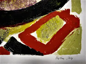 Gustave Bolin - Grote 1974 Epr. d'Art. Litho "ombre & lumière" - potloodgesigneerd kopen? Bied vanaf 58!