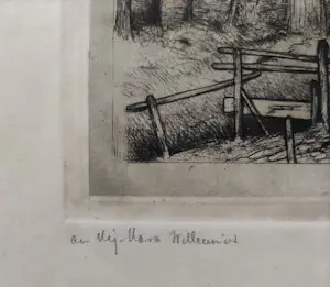 Eugene Lucker - Watermolen, Echt kopen? Bied vanaf 35!