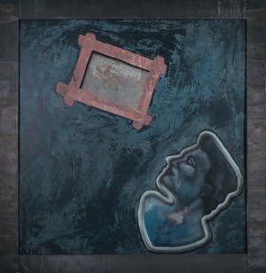 Jan Bollaert - Gemengde techniek op board, Window Woman (Zeer Groot) kopen? Bied vanaf 1!