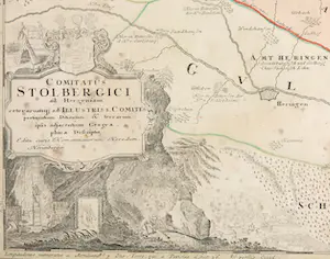 Niet of onleesbaar gesigneerd - Handgekleurde kopergravure, Comitatus Stolbergici kopen? Bied vanaf 1!