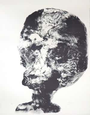 Armando - Litho, Der Kopf (Zeer groot!) verkocht voor € 1!