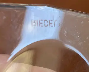 Claus Jozef Riedel - Design kristal glazen kandelaar kopen? Bied vanaf 20!