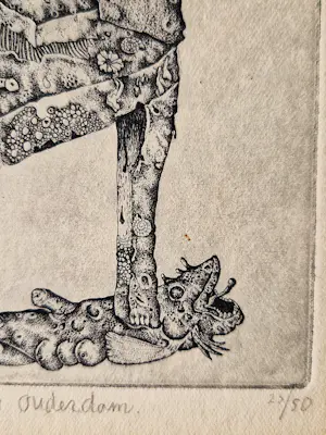 Ab Steenvoorden - Typische AS droge naald ETS "Hommage a/d ouderdom" bep. oplage (50) kopen? Bied vanaf 28!