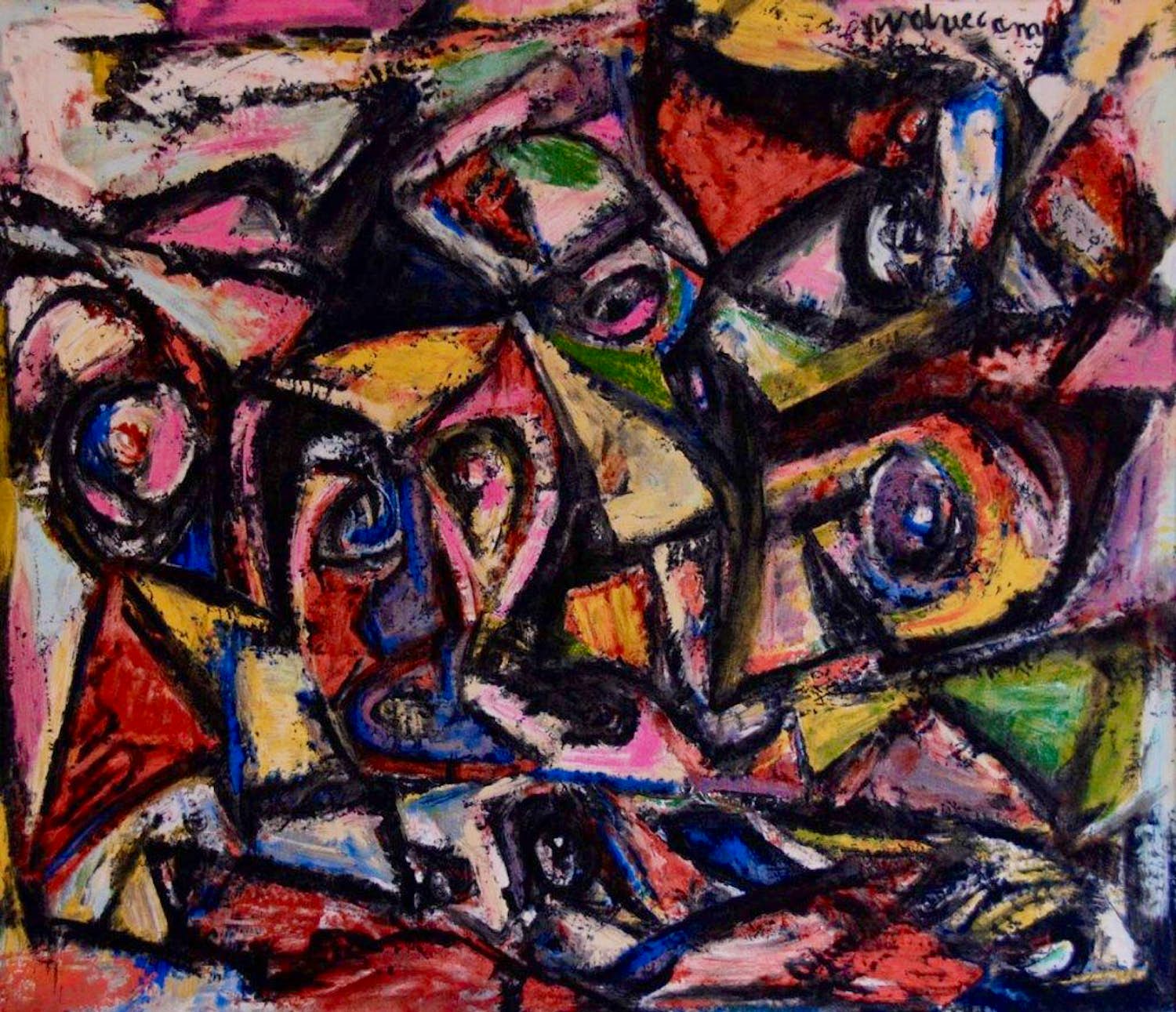 Theo Wolvecamp - "zonder titel" verkocht voor € 20!