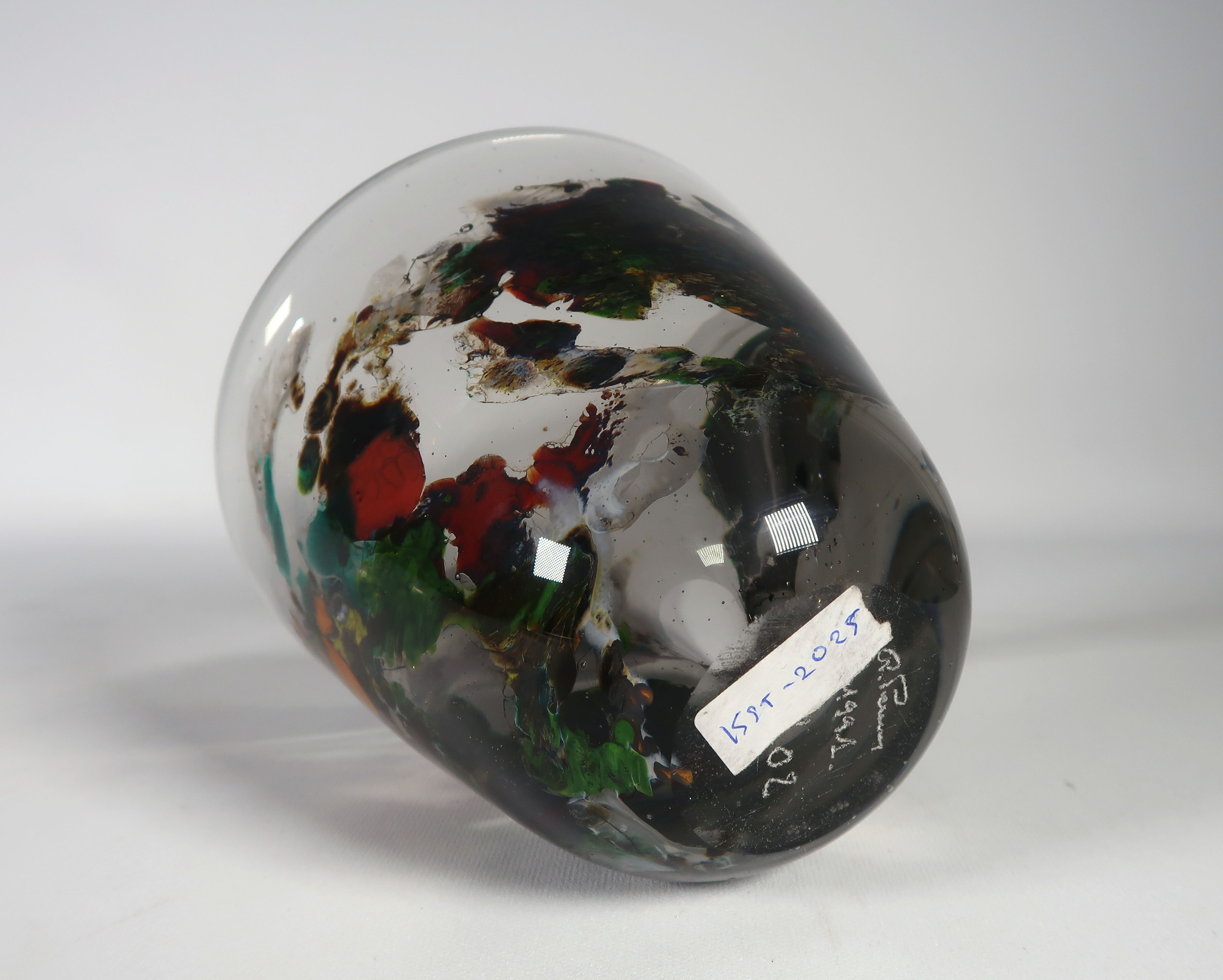 Niet of onleesbaar gesigneerd - Glas, Vaasje kopen? Bied vanaf 1!