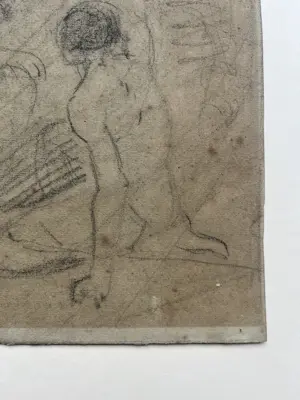 Matthijs Maris - tekening van twee figuren kopen? Bied vanaf 825!
