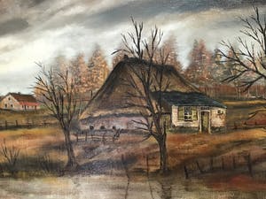 Niet of onleesbaar gesigneerd - Brabants gehucht. kopen? Bied vanaf 1!