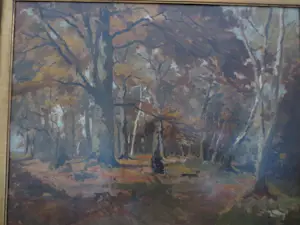 Jan van Vuuren - Boslandschap Nunspeet kopen? Bied vanaf 350!