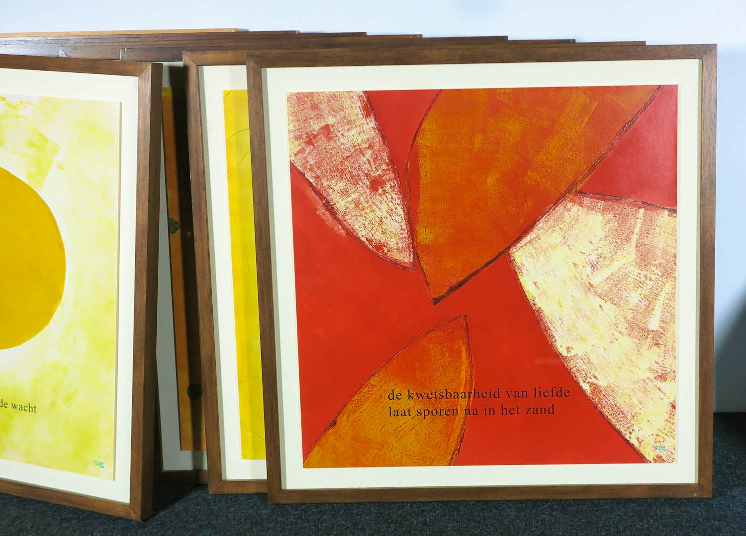 Onbekend - Serie van 9 unieke werken op papier + gedichten, Het verhaal van de hemel (...) kopen? Bied vanaf 70!