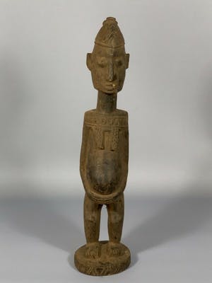 Dogon - 180702 - Tribal used Old African Dogon statue - Mali. kopen? Bied vanaf 150!