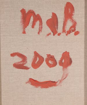Marco den Breems - Acryl, collage en hout op doek, Zonder titel kopen? Bied vanaf 10!