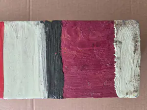 Piet Dirkx - Encaustiek. Gekleurde was op houten balk. kopen? Bied vanaf 79!