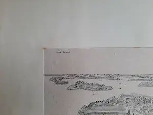 Dirk Breed - 'Tekening III' | Polderlandschap kopen? Bied vanaf 100!