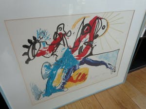 Lucebert - COBRA-COMPOSITIE / KLEURLITHO / 71x86cm / KADER / SIG kopen? Bied vanaf 250!