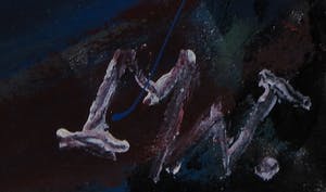 Martin van Wordragen - Gemengde techniek op doek, Nachtelijke ruiter - Ingelijst (Groot) kopen? Bied vanaf 250!