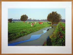 Erik van Hoorn - Giclée, Meander - Ingelijst verkocht voor € 40!