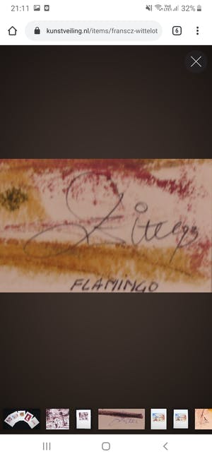 Franscz Witte - Lot van 5 originele werken kopen? Bied vanaf 45!