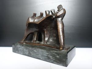 Brons (Onbekend) - Zwaar bronzen beeld . kopen? Bied vanaf 155!