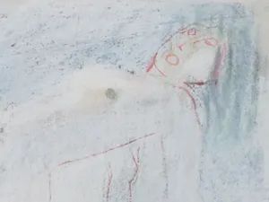 Theo Beerendonk - Vrouwenliefde - Krijt/pastel kopen? Bied vanaf 35!