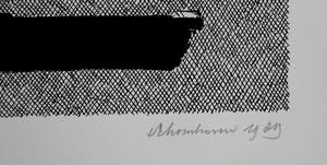 Jan Schoonhoven - zeefdruk: Abstracte compositie - 1989 kopen? Bied vanaf 675!