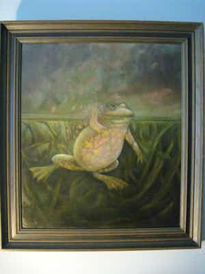 Jose van Kleef - ''the happy frog'' verkocht voor € 275!