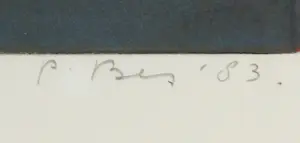 Peter Bes - Ets en aquatint, Aan boord - Ingelijst kopen? Bied vanaf 50!